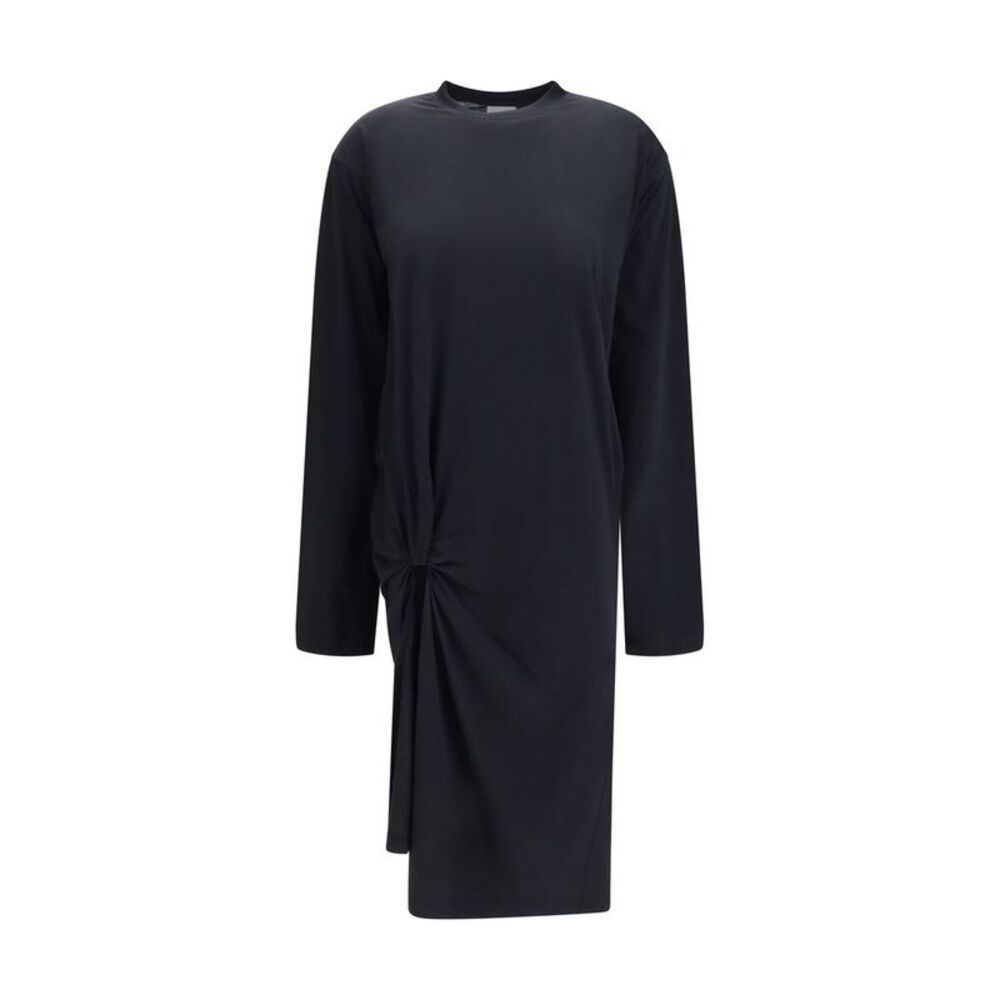 Balenciaga Black Cotton Casual Women's Dress